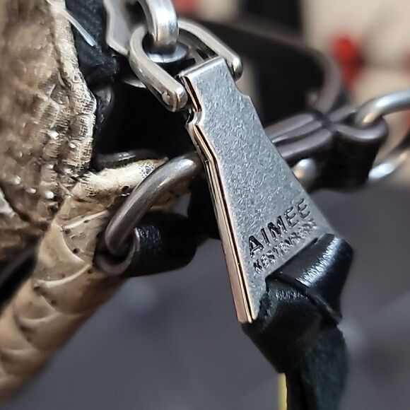 Aimee Kestenberg Glove Tanned Leather Pouchette-Fiery snake bag small - Picture 9 of 9